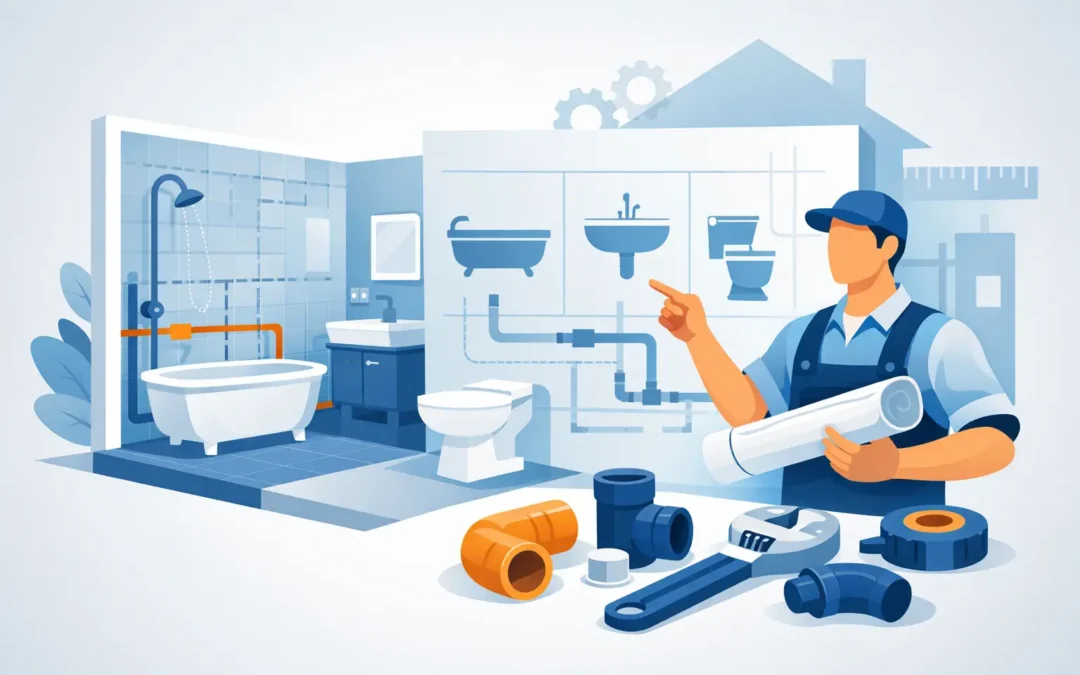Bathroom Plumbing: Plan It Right Before You Start