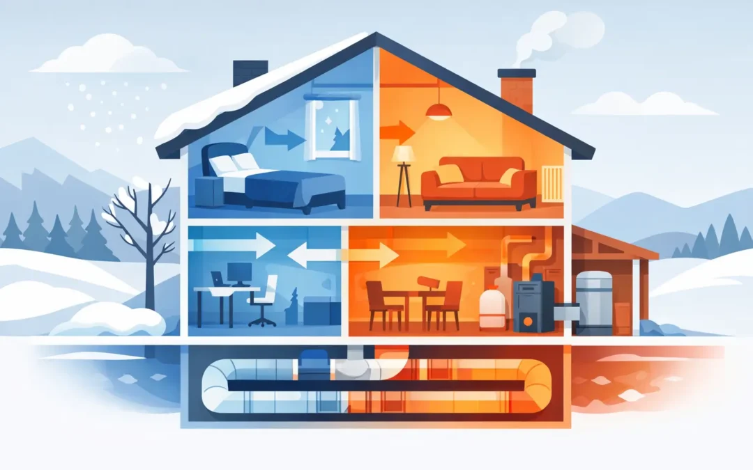 Heating Zoning Case Study for a Colder Home